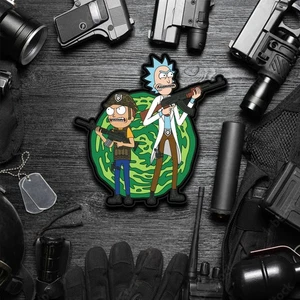 2A Rick and Morty PVC Morale Patch - Picture 1 of 1