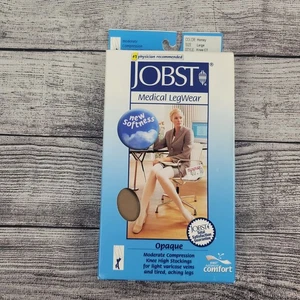 Medias de compresión opacas para mujer Jobst 15-20 mmhg - miel grande - Imagen 1 de 5