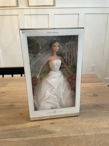 2006 Mattel David’s Bridal Romance Barbie Doll Brunette Silver Label K8671 - Picture 1 of 8