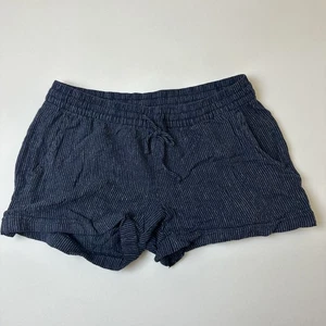 Old Navy Shorts Womens Medium Striped Drawstring Casual Pockets Summer Lightweig - Picture 1 of 8