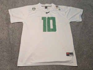 Maglia Justin Herbert Oregon Ducks uomo 3XL rosa ciotola cucita Nike Team PAC 12 - Foto 1 di 14