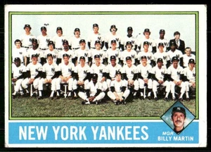 1976 Topps New York Yankees / Billy Martin TC, MGR, CL #17 New York Yankees - Bild 1 von 2