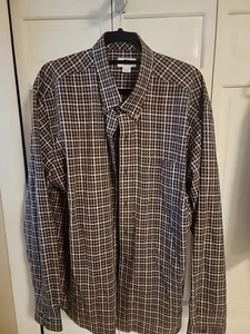 Cutter & Buck Checked Long Sleeved Xxl Shirt - Picture 1 of 5