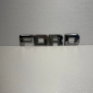 1987-1996 Ford F150 F250 F350 Tailgate Trim Panel Letter Set Emblem Reflector - Picture 1 of 6