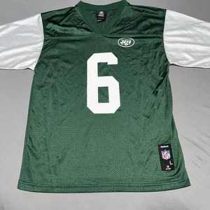Reebok New York Jets Jersey Youth L Green 6 Mark Sanchez -4508 - Picture 1 of 14