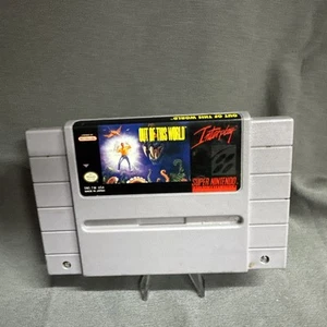 Out of this World SNES Super Nintendo Cartridge only Vintage Authentic - Picture 1 of 1