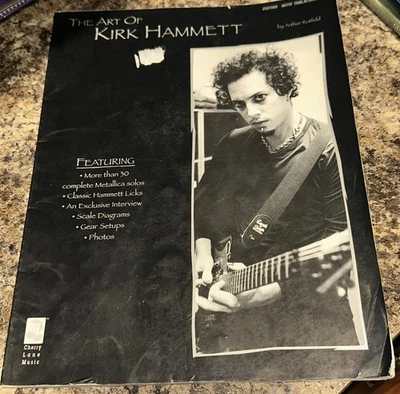 The Art Of Kirk Hammett Songbook 30+ Metallica Solos Licks Guitar Tab Tablature - Image 1 of 2
