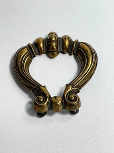 Keeler Brass Company KBC Tiranti a goccia per cassetti vintage in ottone 3,15"W - Foto 1 di 3