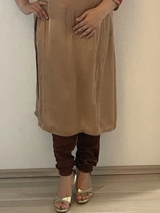 Indisches Seide Kleid 2 Tlg L - Bild 1 von 7