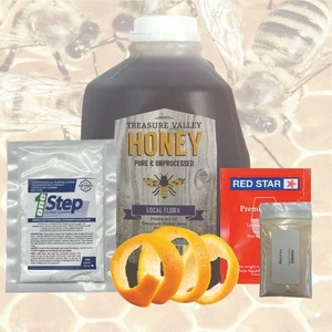 1 Gallon Orange & Honey Mead (Melomel) Making Refill Kit Homebrew Recipe Batch - Picture 1 of 4