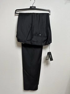 NWT $198 Men's HUGO BOSS Leenon1 Dark Gray Wool Dress Pants Trousers 40R - Picture 1 of 9
