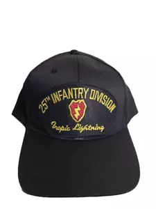 25th Infantry Division Tropic Lightning Hat Cap Embroidered Patch Ballcap New - Picture 1 of 8