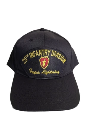 25ª División de Infantería Tropic Lightning Sombrero Gorra Parche Bordado Gorra Nuevo Foto 1 de 4