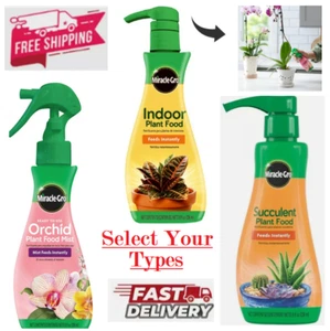 Miracle-Gro Indoor Plant Food, Liquid Fertilizer for Plants, 8 oz. Choose Types - Picture 1 of 11