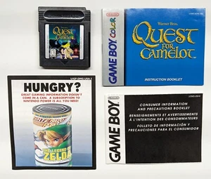 Quest for Camelot w/ Manual and Inserts (Nintendo Gameboy) - Picture 1 of 2