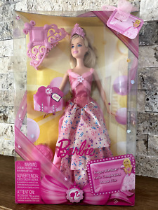 2008 Barbie Happy Birthday  Plus Tiara  NEW Mint