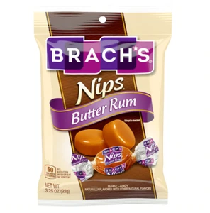 Brach's Nips Butter Rum Flavored Hard Candy, 3.25 ounce(Pack of 4) - Picture 1 of 2
