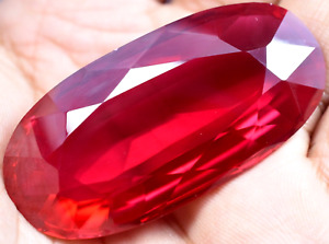 Natural 176.50 Ct Mogok Pink Huge Ruby  Sparkling GGL Certified Treated Gemstone