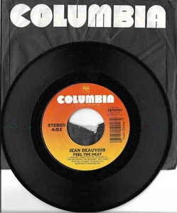 Jean Beauvoir: "Feel The Heat" / "Standing In The Line Of Fire" - VG+ plays NM - Picture 1 of 1