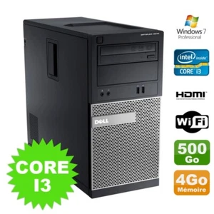 PC Tour DELL Optiplex 3010 MT Intel I3-2120 Graveur 4Go 500Go HDMI Wifi W7 - Photo 1/1
