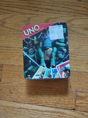 Teenage Mutant Ninja Turtles TMNT - UNO Card Game - Nickelodeon - Image 1 of 3