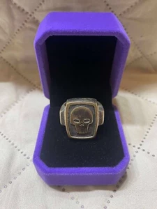 ANILLO CALAVERA FANTASMA talla 10 cómic réplica de utilería precisa metal 1:1 - Imagen 1 de 16