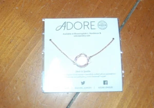 NEU Adore by Swarovski Stack & Sparkle - Organic Circle Armband - Roségold - Bild 1 von 3