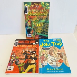 Kids Novels Paperback Bundle X3 The Joke Trap + Cards Of Chaos + The Slime Files - Bild 1 von 15
