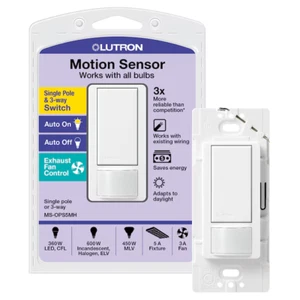 Lutron MSOPS5MHWH 5A Präsenzmelder Schalter - Maestro Weiß - Bild 1 von 13