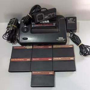 Sega Master System II Console, 2 Controller & 7 Game - Tested & Working - Picture 1 of 11