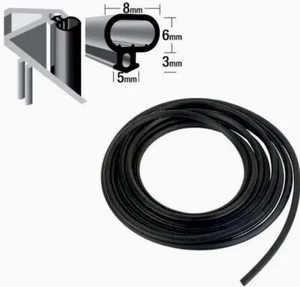 Guarnizione a bolle di ricambio UPVC guarnizione finestra porta gomma nera - 20M - Foto 1 di 1