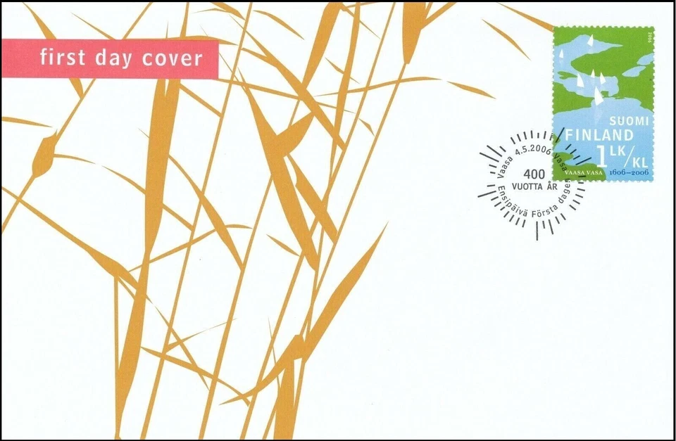 Vaasa Town 400 Year Sailing Boats Finland Mint FDC 2006 - Image 1 of 1