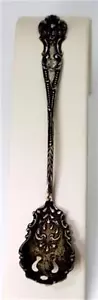 Antique Sterling Silver Rococo Era Slotted Spoon 6.75” - 5920 - Picture 1 of 5