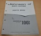 OMC Johnson Sea Horse 100hp  Models Boot Motor Parts Book Ersatzteilliste 1968