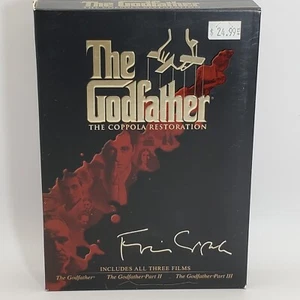 The Godfather The Coppola Restoration DVD 5-Disc Set Contains all Three Films - Imagen 1 de 14