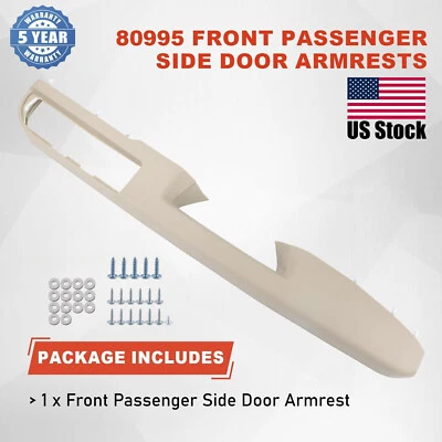 For Tahoe Silverado 10-14 Front Passenger Side Door Armrest Repair Beige 80995 - Image 1 of 4