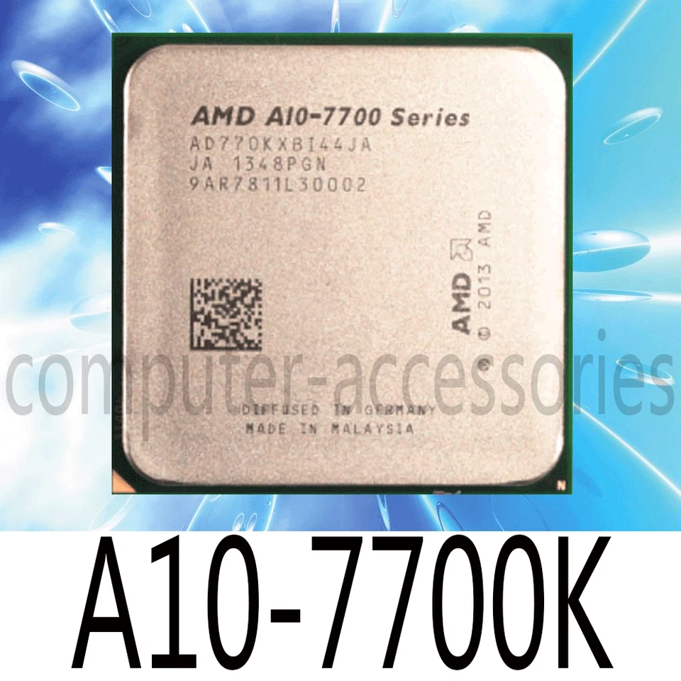 AMD A10-7700K 3.4 GHz 4-Core 4-Thread Socket FM2+ CPU Processor - Image 1 of 1