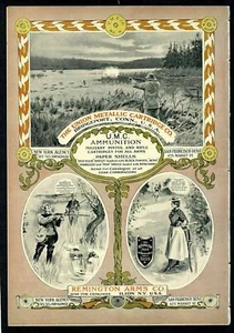 REMINGTON ARMS COMPANY HUNTING AND BICYCLE UNION METALLIC CARTRIDGE PAPER SHELLS - Picture 1 of 1