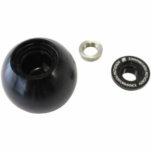 Bang Shift Billet Perilla de Engranaje Redonda con Botón Desnudo Boss Acabado Negro - Imagen 1 de 1
