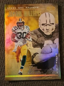 2018 Panini Illusions Trophy Collection Gold /499 Jamaal Williams Jim Taylor #54 - Bild 1 von 2