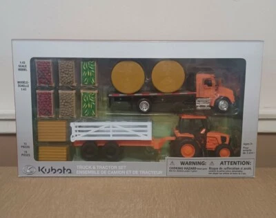 KUBOTA 77700-03894 TRUCK Flatbed & TRACTOR SET  - Image 1 of 4