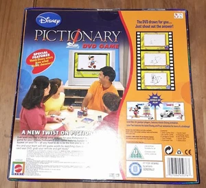 Disney pixar pictionary dvd family board game mattel 100% complete - Picture 1 of 3