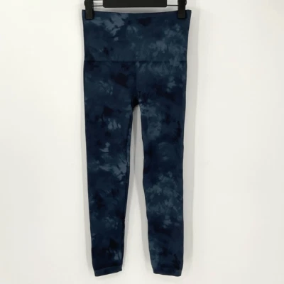 Spanx EcoCare Leggings Sin Costuras Soporte Compresión Azul Profundo Tie Dye Mujeres XL Foto 1 de 4