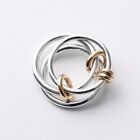 Spinelli Kilcollin RANETH SG 3strand silver 925 ring SILVER/GOLD C971