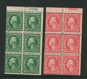 US Scott 498e and 499e With Pl. Nos. 11756 and 8894 Mint LH - Picture 1 of 1