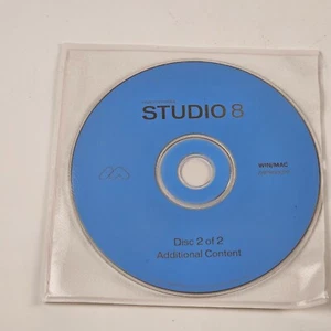 Macromedia Studio 8 Win/Mac Disc Set and Srial Number Only In Preowned Condition - Picture 1 of 2