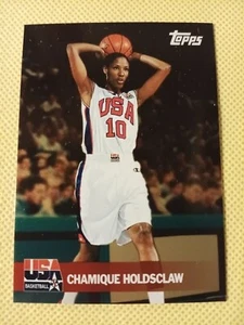 2000 CHAMIQUE HOLDSCLAW TOPPS TEAM USA GOLD CARD #39 WNBA TENNESSEE VOLS - Foto 1 di 2