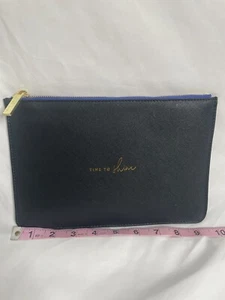 KATIE LOXTON Black Make Up Bag Toiletry Pouch Tote Time To Shine - Picture 1 of 6