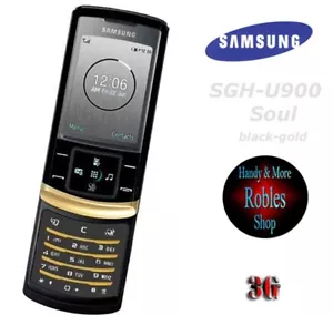 Samsung U900 Soul Limited Edition Black-Gold (SIM-Lock Free)3G 5MP Radio Gut OVP - Bild 1 von 9