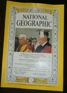 National Geographic Magazine Mai 1960 Eine Botschaft des Präsidenten Eisenhower - Bild 1 von 4